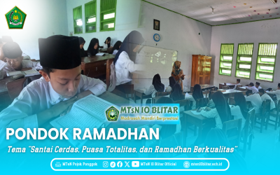 MTsN 10 Blitar Gelar Pondok Ramadhan 1446 H dengan Berbagai Kegiatan Keagamaan