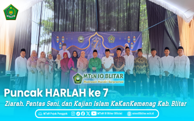 MTsN 10 Blitar Gelar Puncak Harlah dengan Ziarah, Pentas Seni, dan Kajian Islam