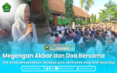 MTsN 10 Blitar Gelar Megengan Akbar dan Doa Bersama Sambut Ramadan