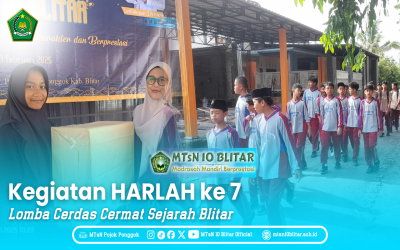 Jalan Sehat dan Bazar Meriahkan Hari Ketiga Harlah ke-7 MTsN 10 Blitar